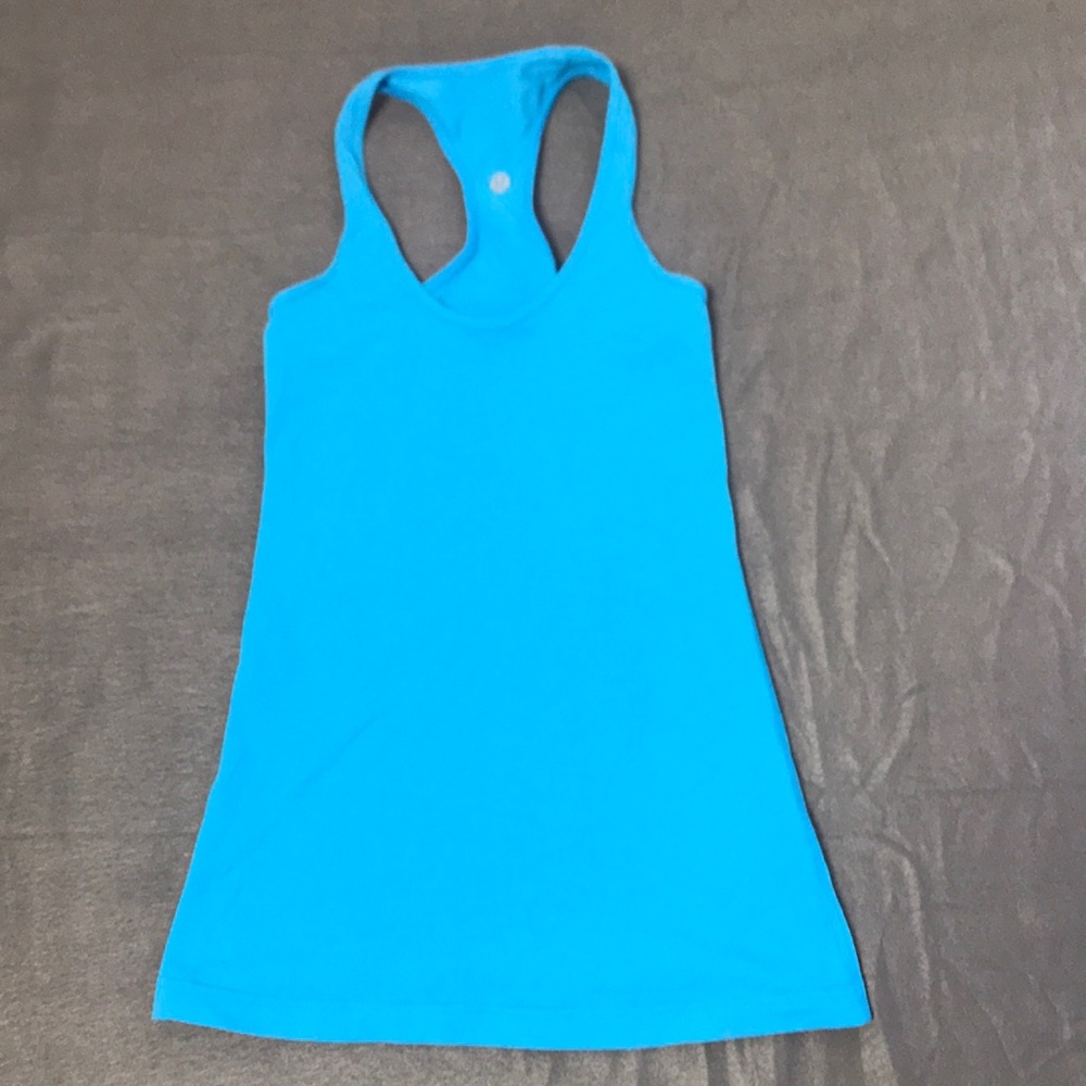 Lululemon Racer Back TankTop Small Turquiose